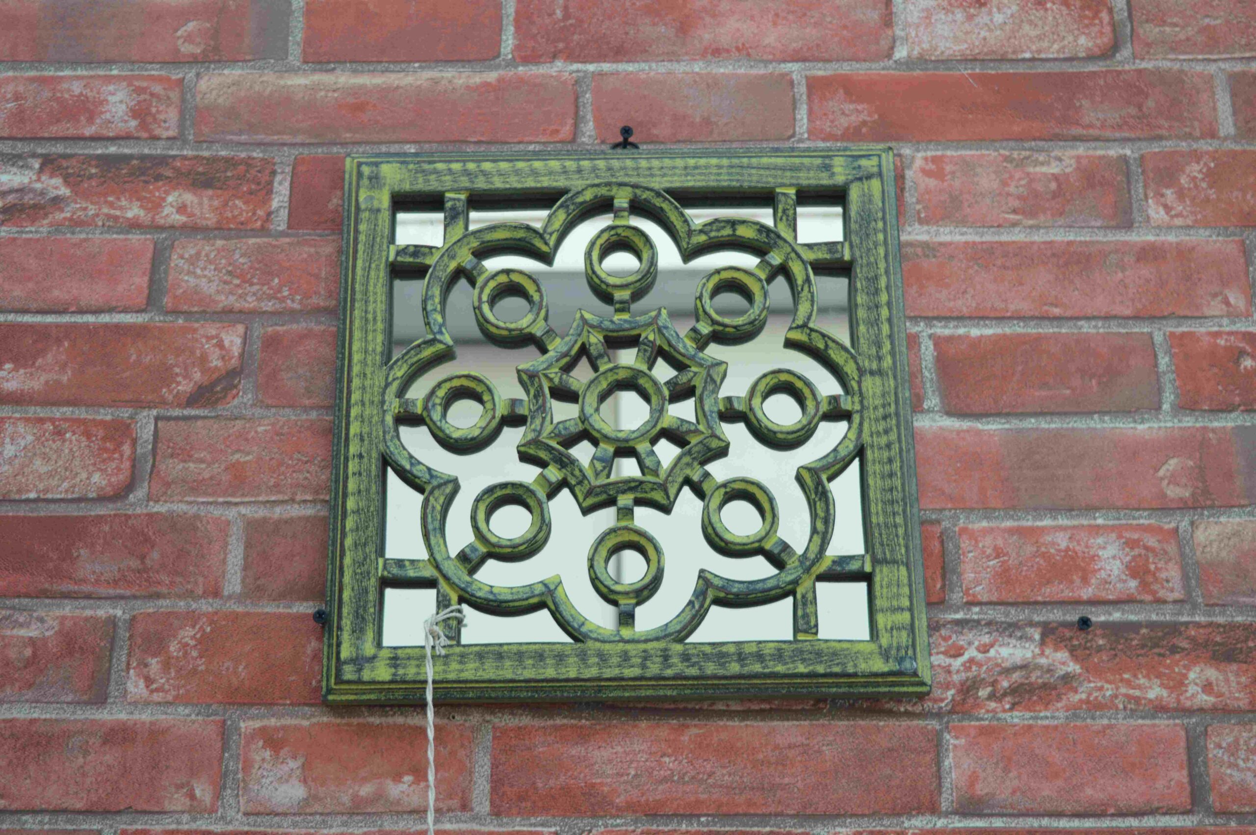 Handcrafted Wooden Wall Hanging Decorative Mirror Frame