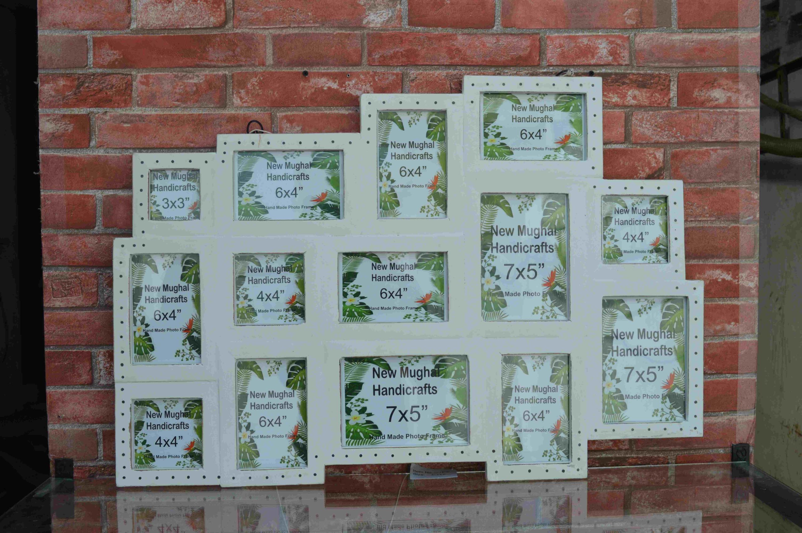 Multi Photo Collage Frame Wooden Wall Hanging