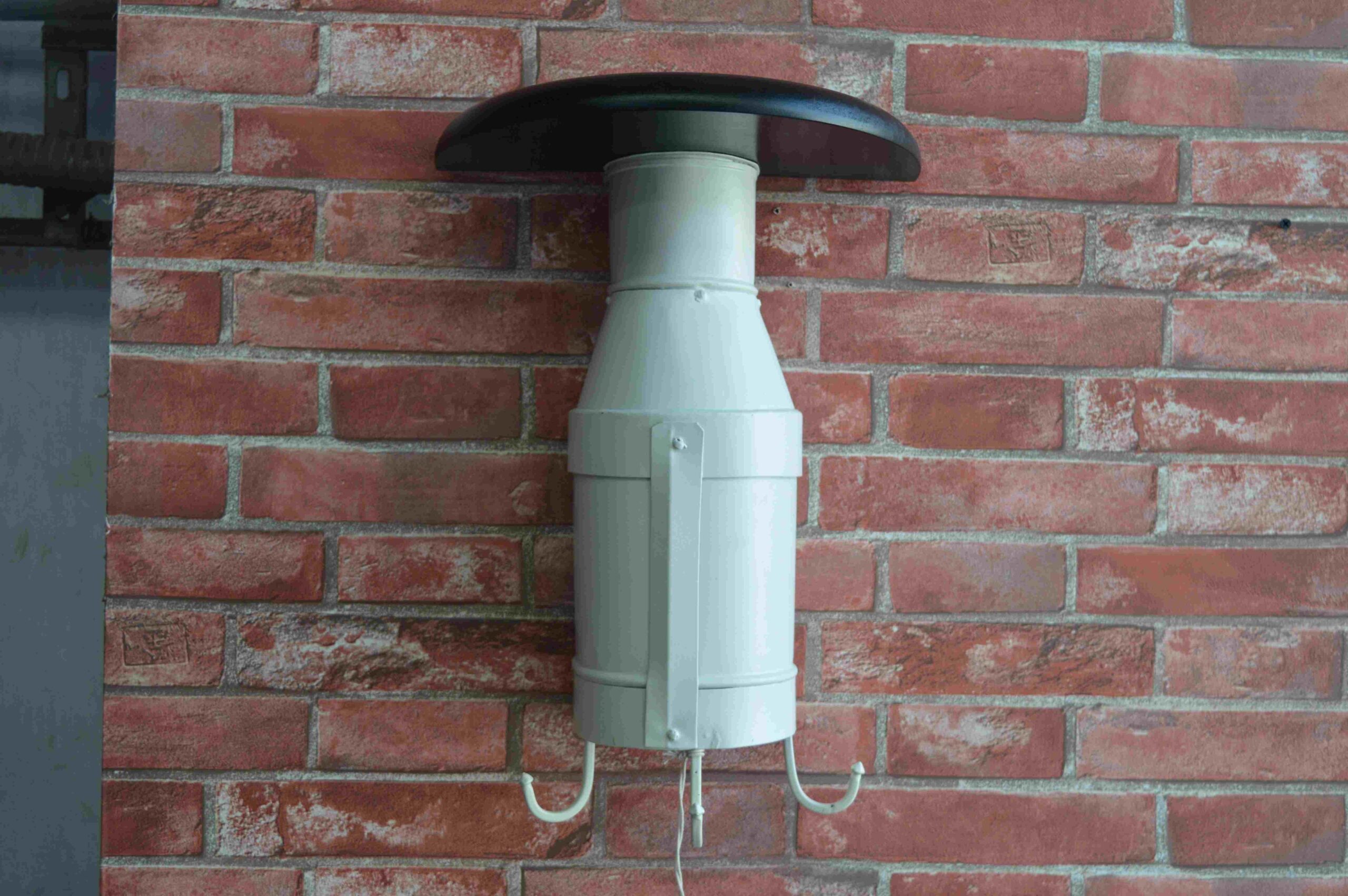 Handcrafted Industrial Style Metal Wall Hook with Shelf