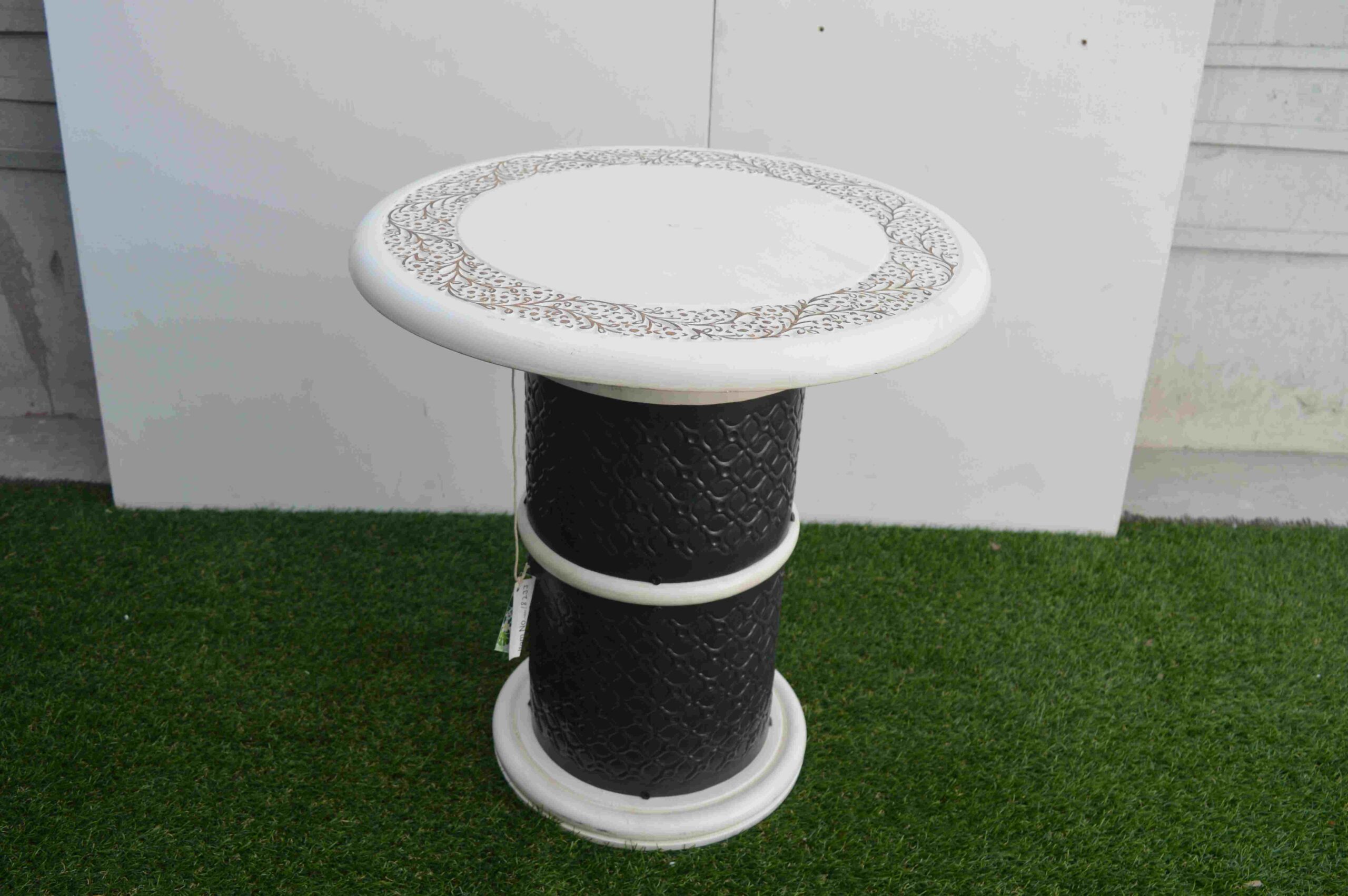 Elegant Round Wooden Side Table