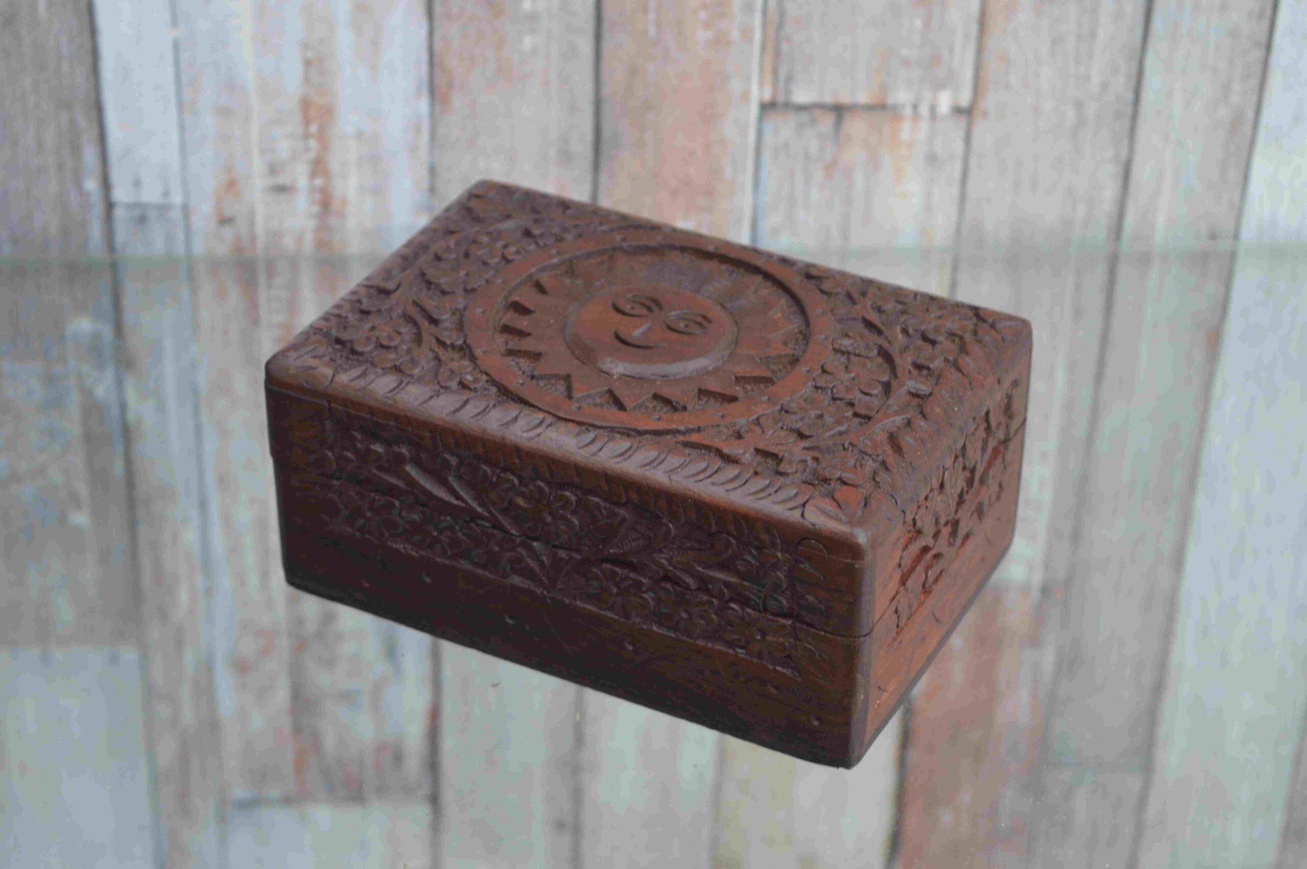 Handcrafted Wooden Stoarge Box