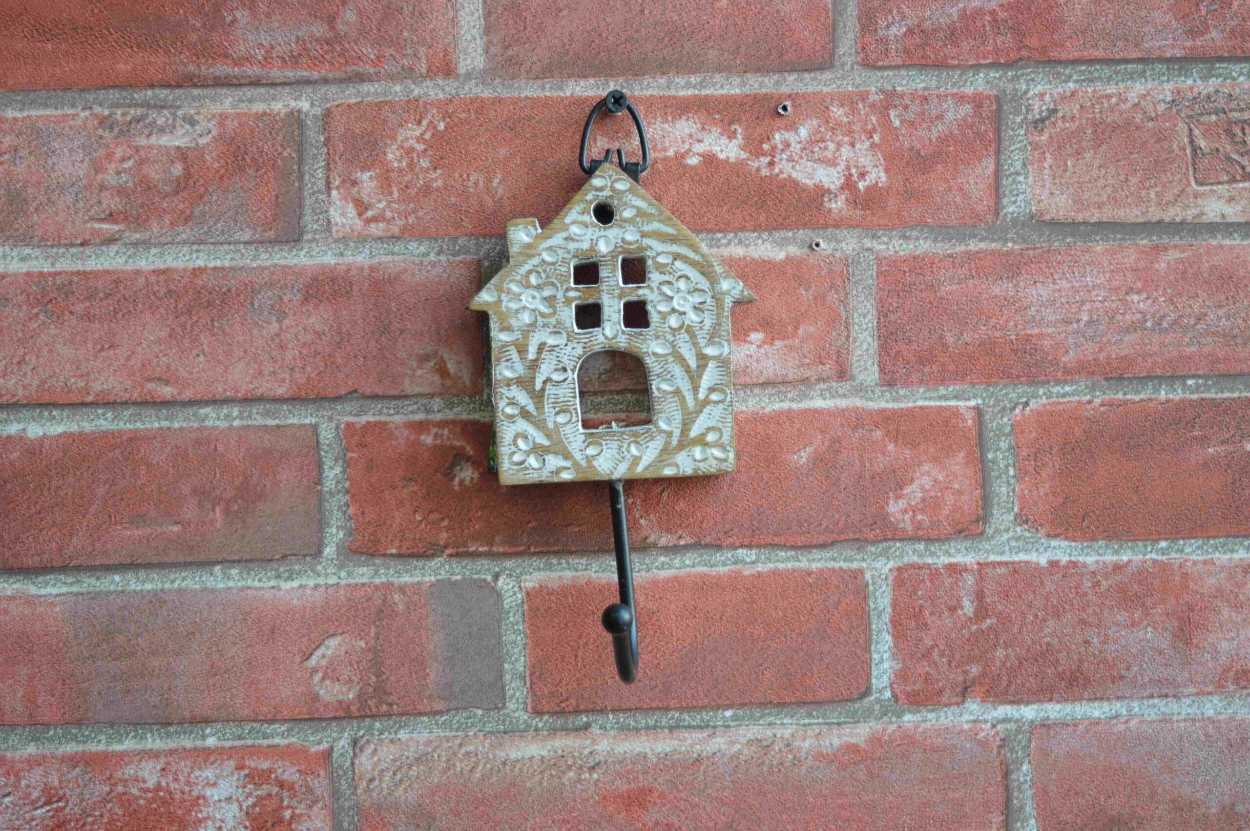 Antique House-Shaped Wall Hook MHWD16