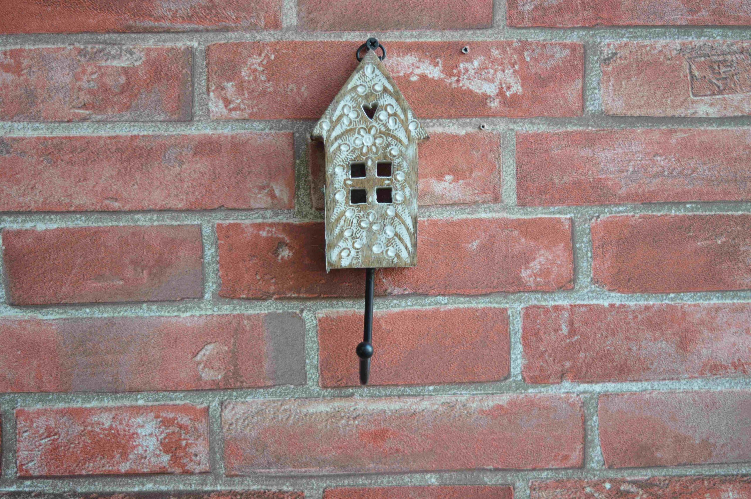 Antique House-Shaped Wall Hook MHWD15