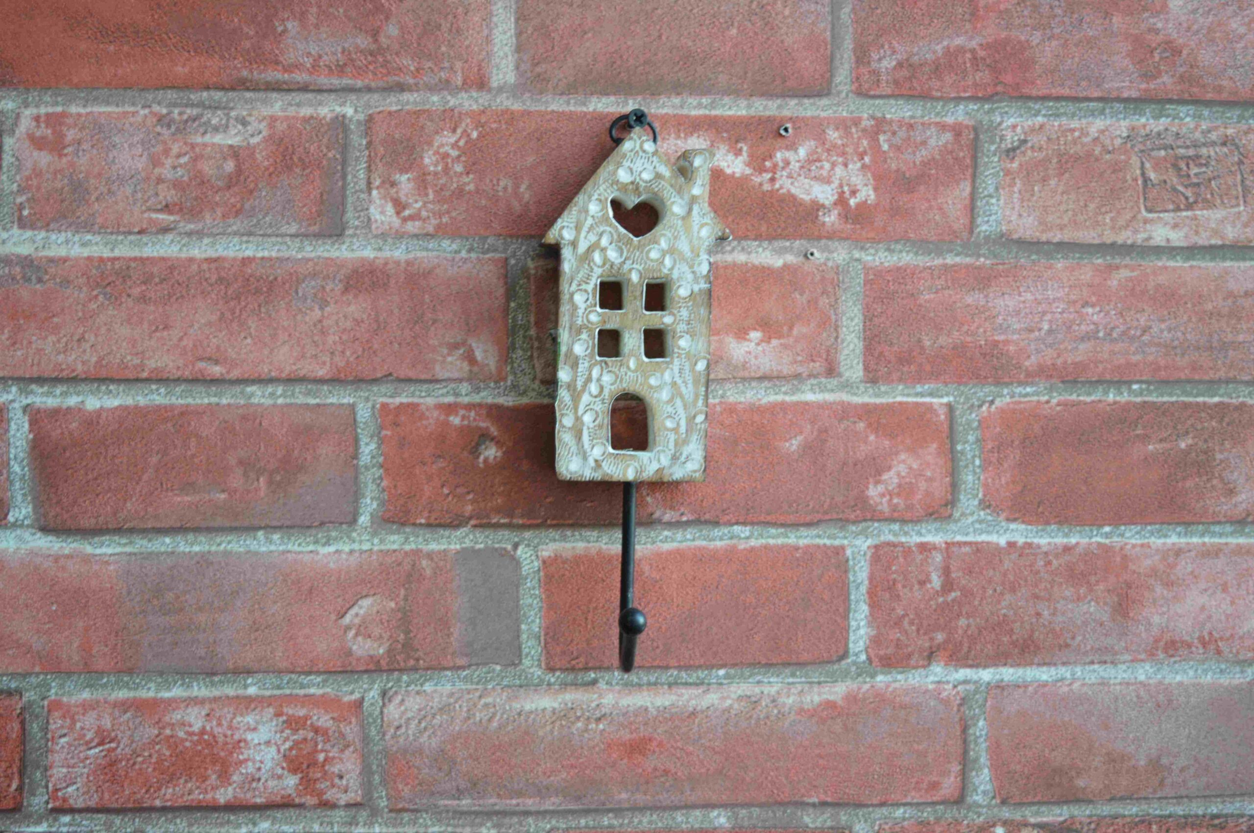 Antique House-Shaped Wall Hook MHWD14