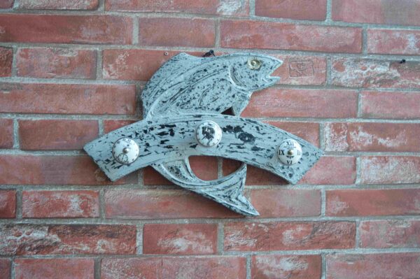 Antique Fish-Shaped Wall Hook Rack MHDW08