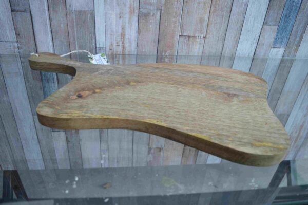Wooden Rectangular Curved Shape Chopping Board with Handle MHCPB06